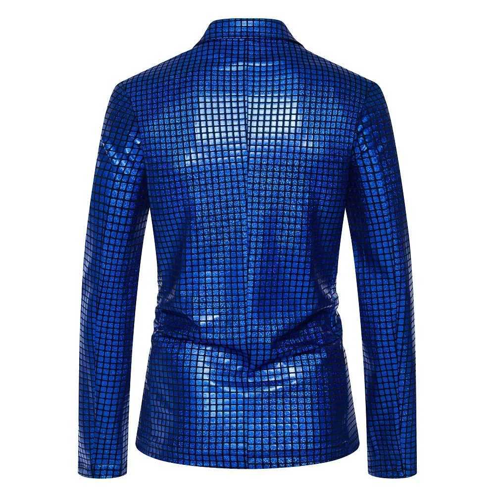 Hot sale sequins hot gold mens disco party stage nightclub shiny cool performance clothes suit jacket European size S-3XL M250303