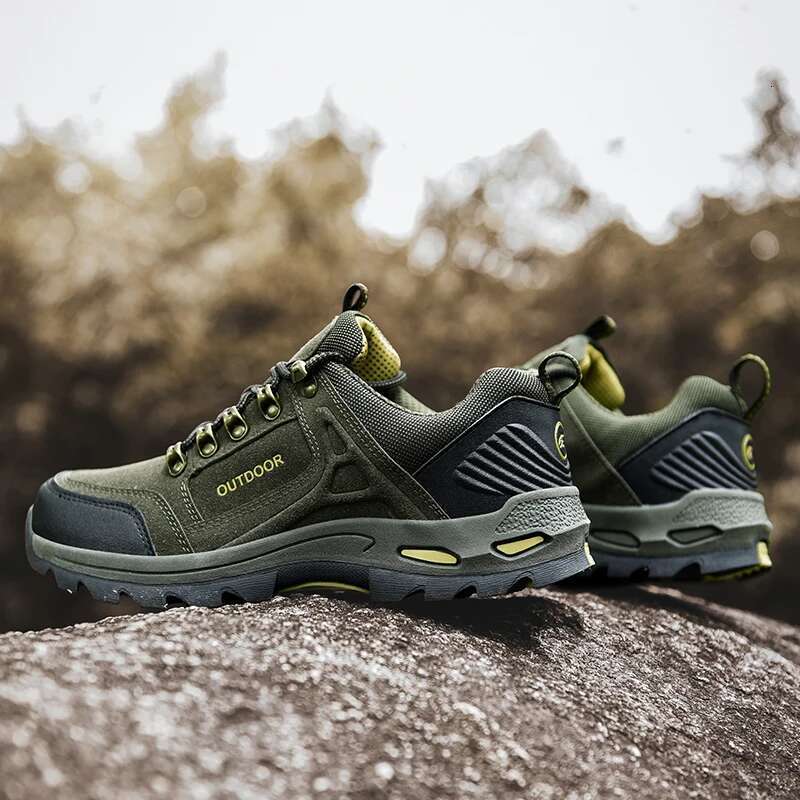 Outdoor Non-slip Climbing Trekking Sneakers Women Pro-Mountain Ankle Hiking Boots Men Casual Walking Shoes