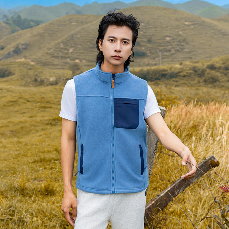 Ddmytiger Fleece Jacket Men Women In Spring Autumn Winter To Keep Warm With A For Outdoor Use Large Size Fleece Sleeveless Vest And Shoulder Top Jacke