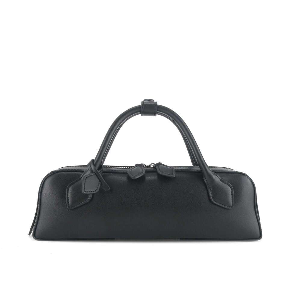 Genuine Leather Women's Shoulder Bag Large Capacity Cowhide Ladies Bowg Short Handle Boston Handbag