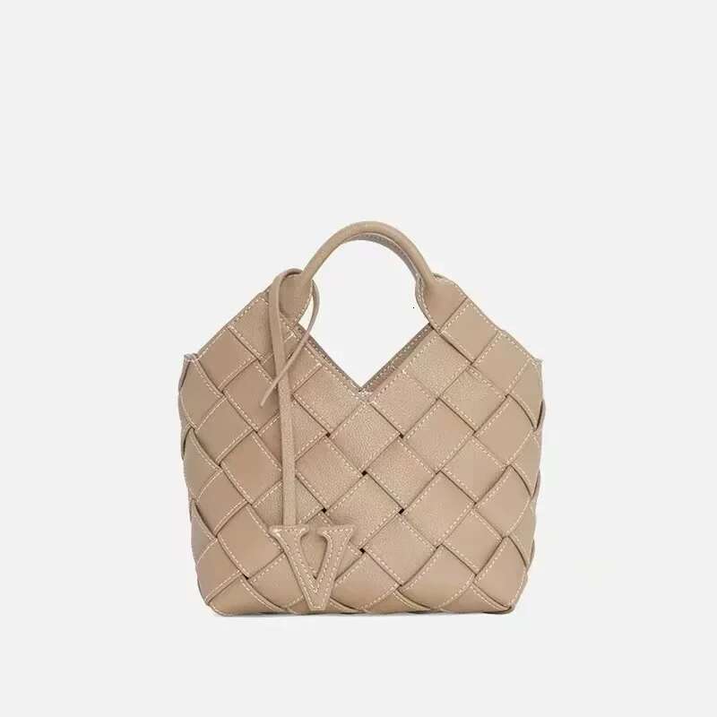 Fashion Leather Handbag Brand Simple Irregular Design Woven Shoulder Strap Women's Crossbody Bag