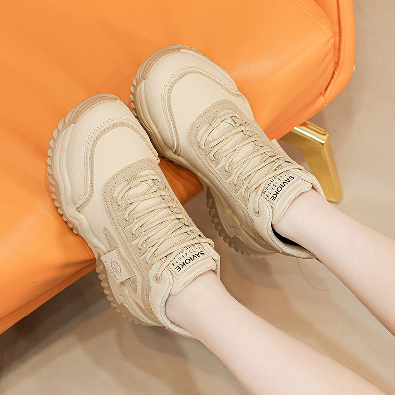 2025 Spring And Autumn Designer s New Multi Functional Sports Running Shoes For Girls, Fashionable And Casual Thick Soled Height Increasing Shoes