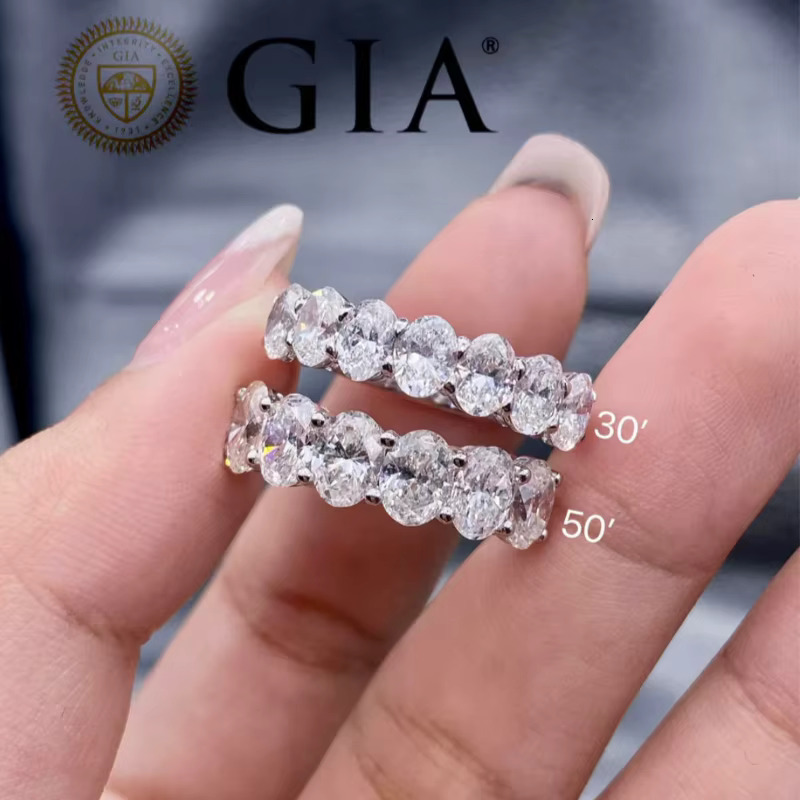 Exquisite Jewelry S Eternal Belt Oval Cut 14K Gold Silica Ring