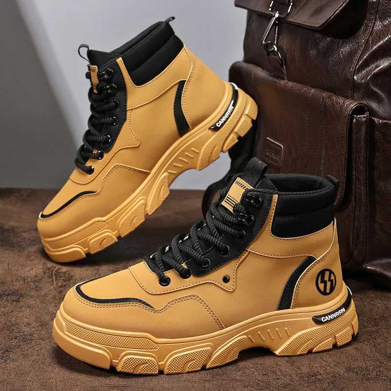 Mens Sneakers 2024 Outdoor Tactical Breathable Combat Boots Outdoor Hiking Winter Shoes Light Non-slip Men Desert Ankle Boots New Z250303
