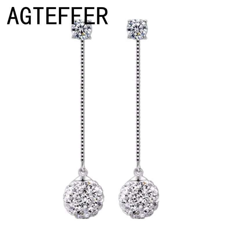 sterg sier New Jewelry Shambhala zirconia female popular original brand of high-end vintage stud earrings