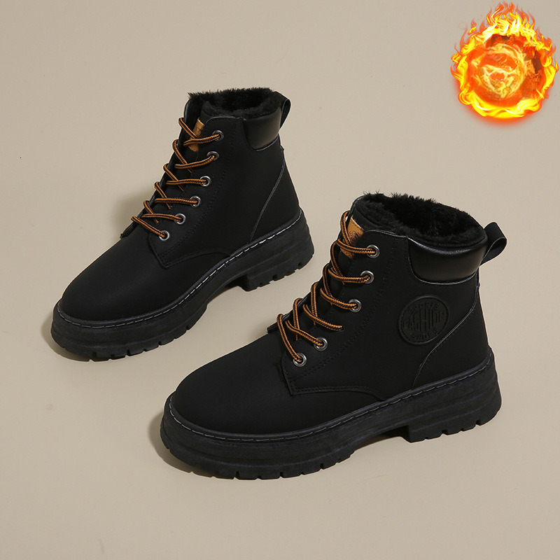 2025 New Designer Velvet High Top Martin Multifunctional Short Boots With Thickened And Velvet Casual Anti Slip Warm Cotton Shoes For Women s Snow Boo