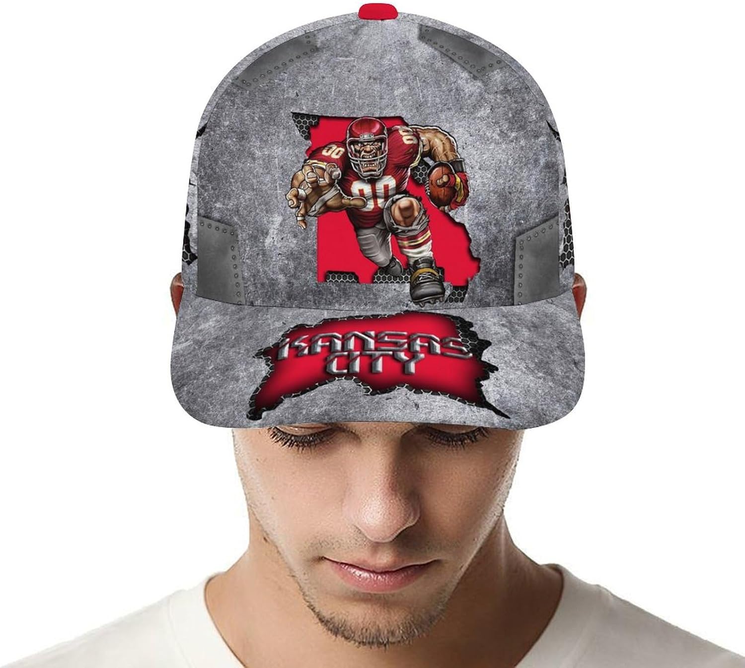 Football City Style Baseball Cap Men Women Adjustable Snapback Dad Hat for Sports Fan Gift Game Day Headwear