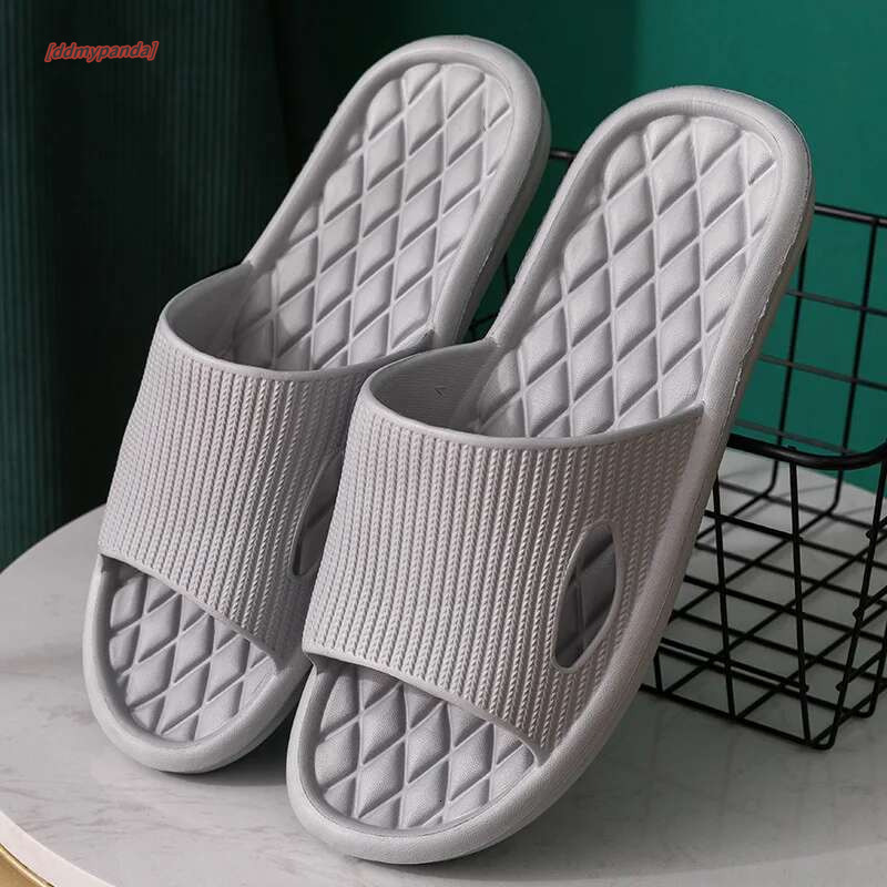 Slippers Mens 2023 Summer Shoes Bathroom Anti-slip Casual Beach Sandals Soft Sole Slide Big Size Female Male Flip ps #ddmypanda