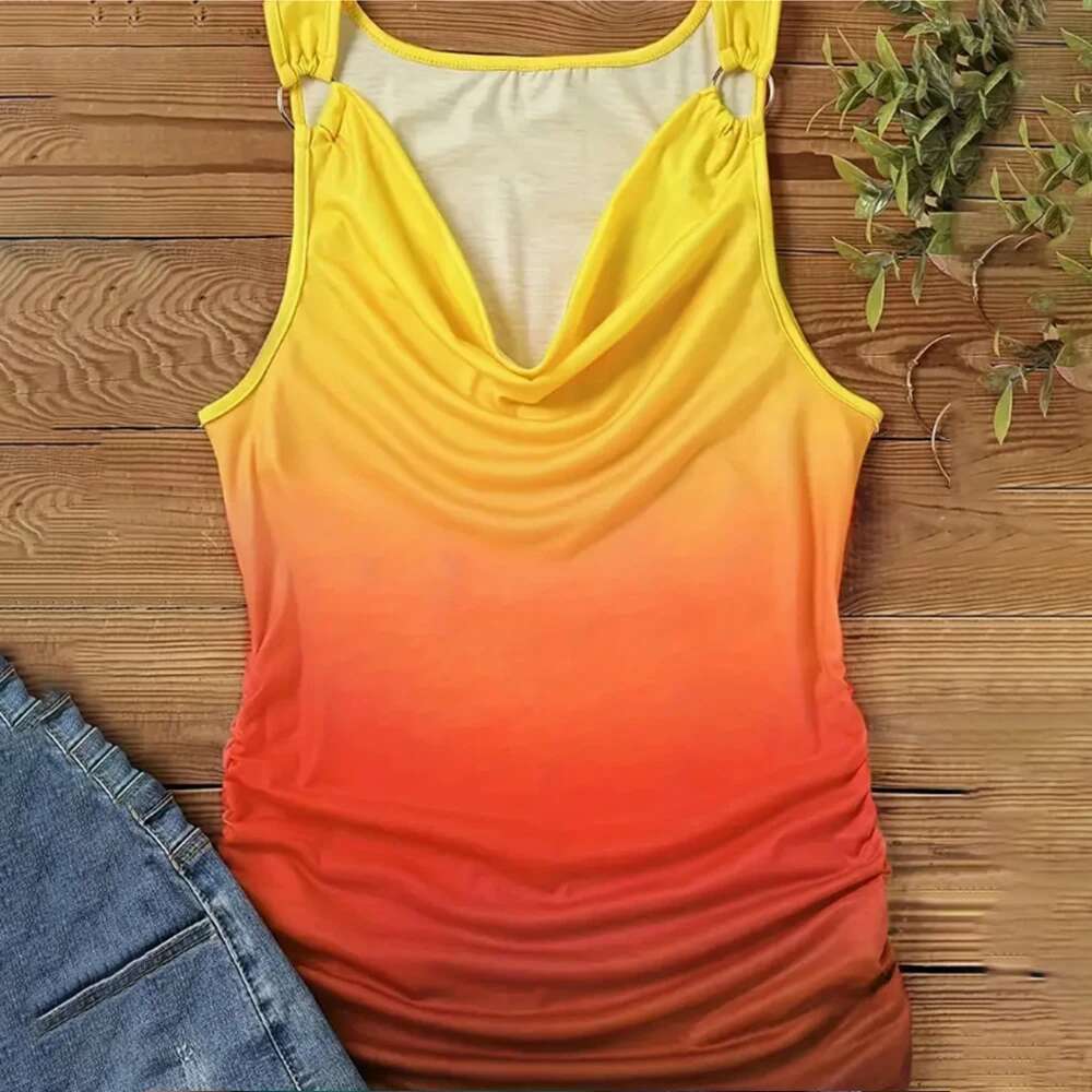 Tops Ladies Vest for Women Clothing 2025 Summer Sexy Tank T-shirt Tee Fashion Casual Slim Fit Pullover Femal Korean Y2K Crop Blo
