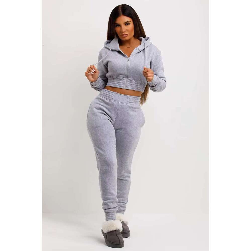 Manufactory Direct Sales Women Grey Color Anti-Shrink Heavy 100% Cotton Hoodies Unisex Sweatshirts Women's Pullover