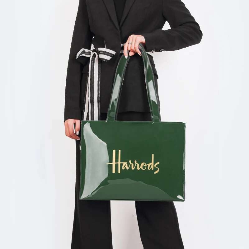 Fashion Women's PVC Shopping Bag 2023 Eco Shoulder Shopper Purse Summer Trend Tote Handbag For Daily