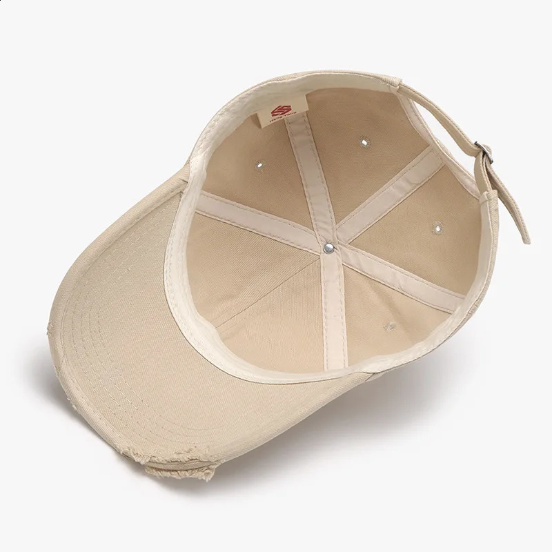 s Spring Retro Classic Visors Trendy Soft Top Hole Men Large Size Peaked Cap Outdoor Cycling Washed Womens Baseball Cap 250228