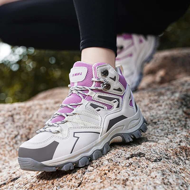 2025 New Arrival Women Breathable Mountain Climbing Outdoor Woman Men's Shoes Unisex Hiking Boots Waterproof