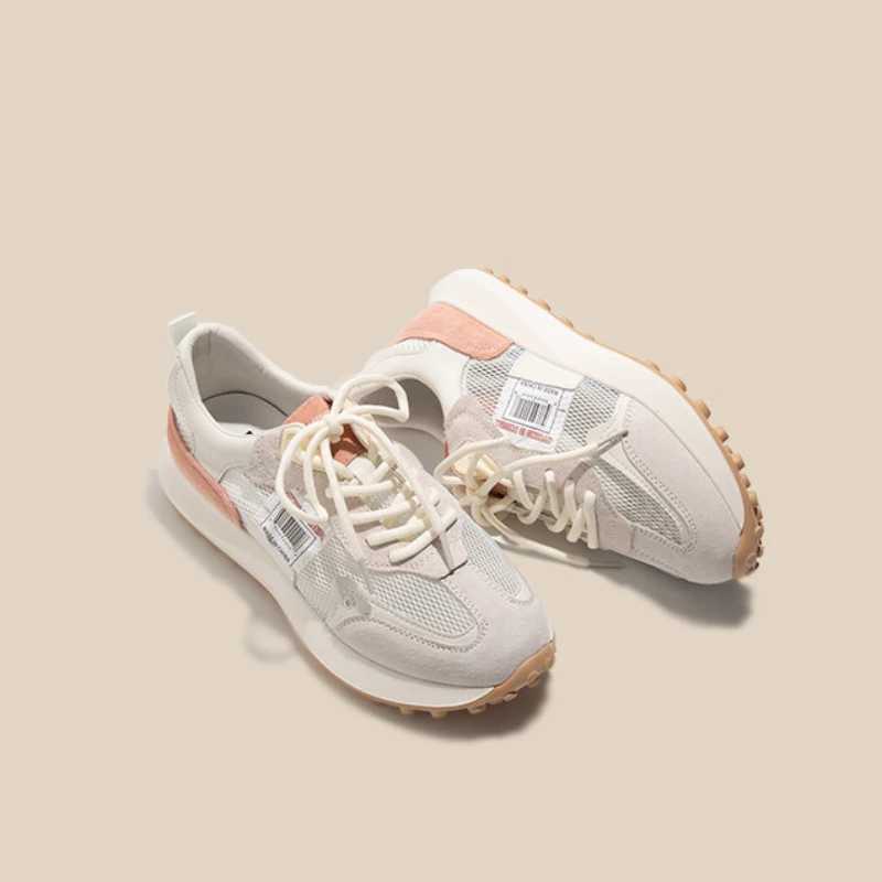Women Sneakers Autumn Luxury Brand Casual Shoes for Woman Mesh Breathable Platform Designer Pink Women Sneakers Light Flat Shoes M250303