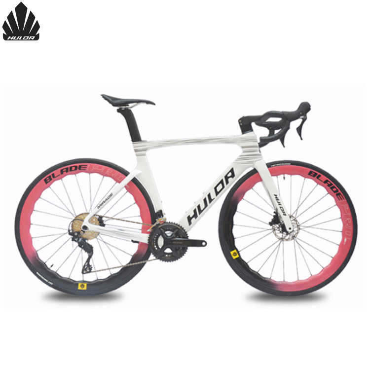 Bikes Huluda HULDA700C internal wiring hydraulic disc brake carbon fiber wheel peak electronic transmission 24 speed road vehicle S2533