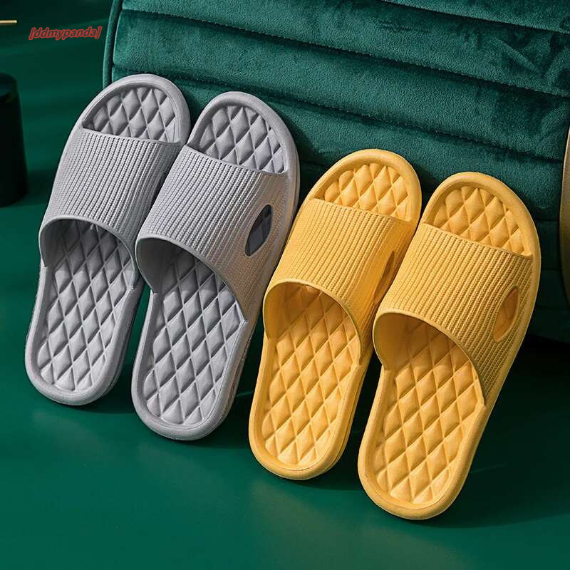 Slippers Mens 2023 Summer Shoes Bathroom Anti-slip Casual Beach Sandals Soft Sole Slide Big Size Female Male Flip ps #ddmypanda
