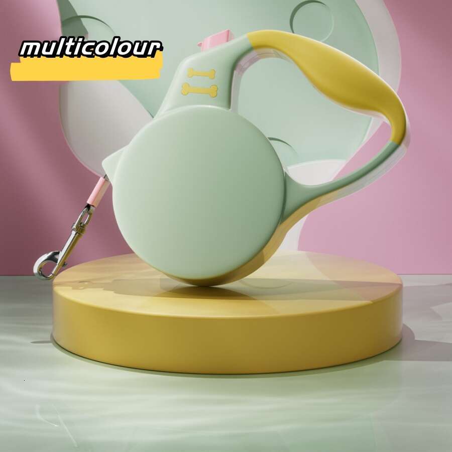 DHpet Handheld Pet Leash For Small And Medium Dogs, Automatically Retractable Dog Leash For Walking Outside, Explosion-proof 3/5M Dog Leash