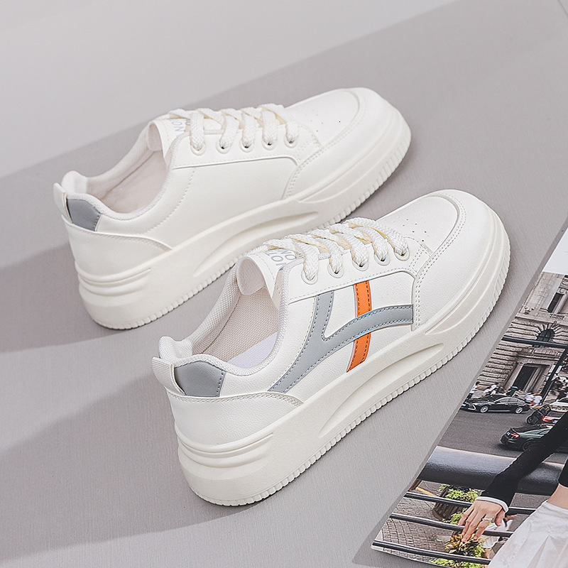 2025 Spring summer White Shoe Designer s New Height Increasing Thick Bottom Outdoor Sports Style Leisure Street Women s Shoes