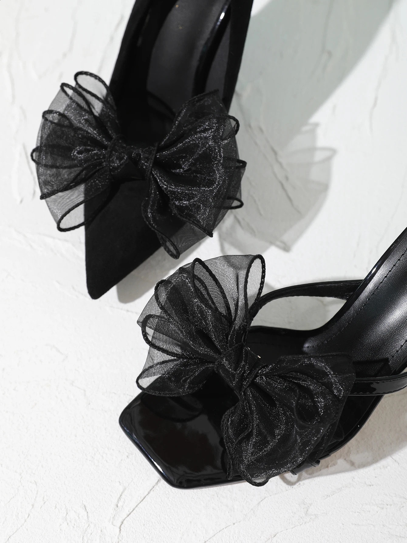 The handmade bow fabric fancy DIY threedimensional flower shoe accessories are detachable 250218