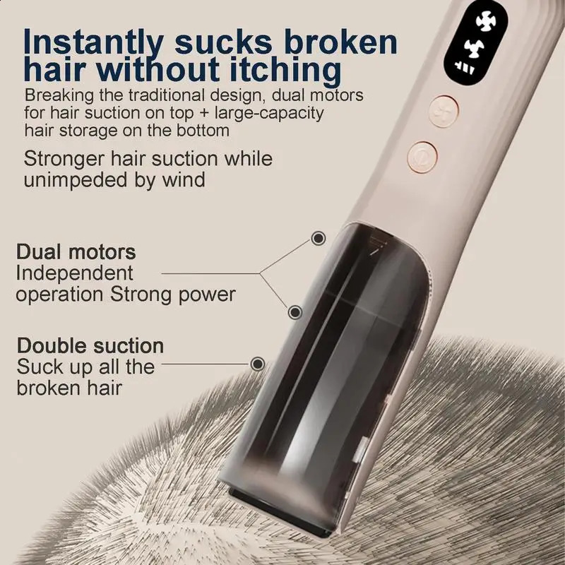 Hair Clippers For Kids Electric Hair Clippers Kids Hair Trimmer Quiet Hair Cutting Clippers Waterproof Cordless Hair Clipper 250303