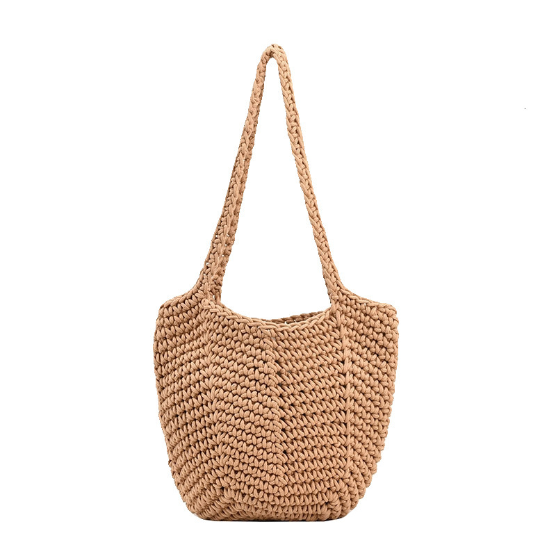 Summer Straw for Women 2025 New Vacation Handheld Shoulder Large Capacity Woven Beach Tote Bag #swissmilitary