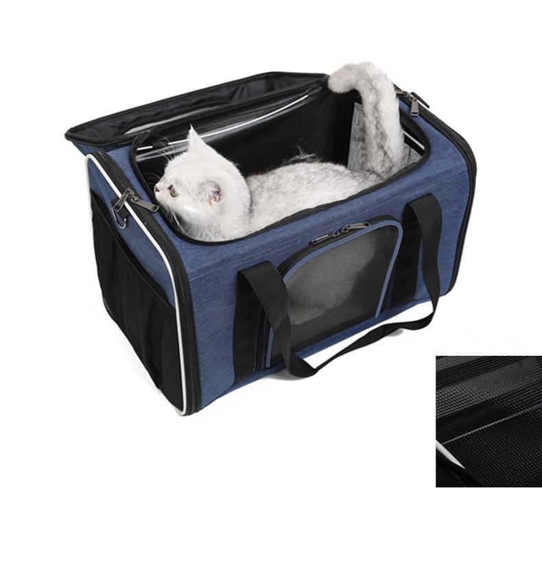Cat, Dog Carrier for Small Medium Cats Expandable Soft Sided, Collapsible Travel Puppy Carrier