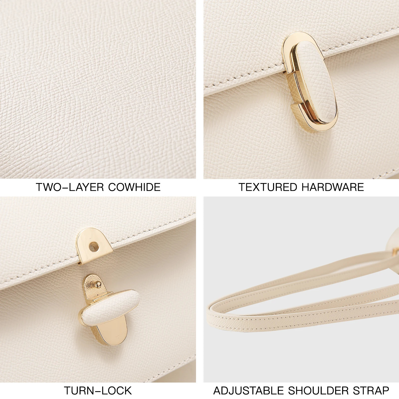 Ship from US ITAMOOD Original ner Shoulder Crossbody Bag Vintage Genuine Leather Handbag Versatile Fashion Underarm Christmas Gift 250303FBB