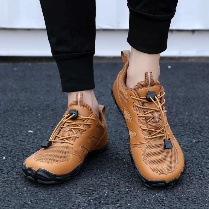 Men's Minimalist Trail Running Barefoot Wide Toe Box Zero Drop Aqua Sock Shoes for Kayaking Boating Hiking Surfing Walking