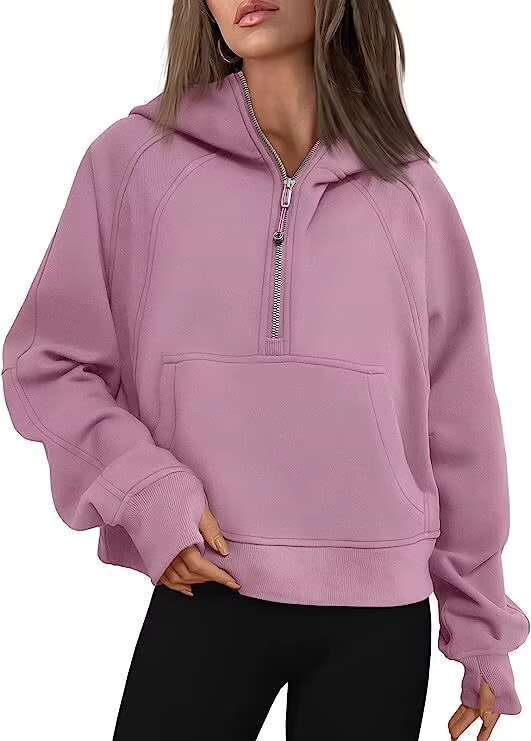 Wholesale Full Zipper Up Hood Sweatshirts Custom Hooded Casual Blank Hoodies Fall Winter Ladies OEM Clothing