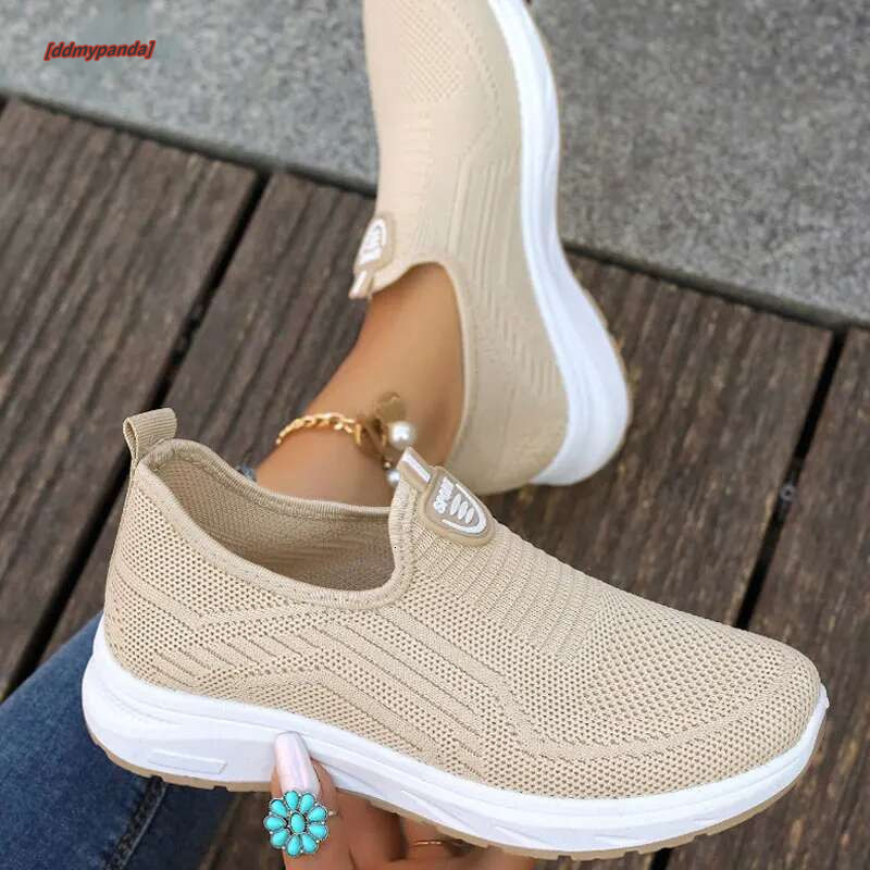 Women's Sneaker Loafers Tennis Femimino Ladies Slip On Breathable Sports Designer Barefoot Shoes Ballet Flats #ddmypanda