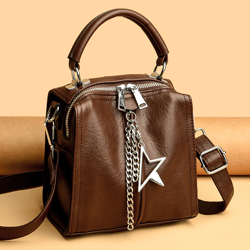 toteBag Shoulder bag ROSE NOIRE Multi Functional Shoulder Crossbody Bag For Women New Fashionable Soft Material Handbag, High-End Feel Backpack, Casua