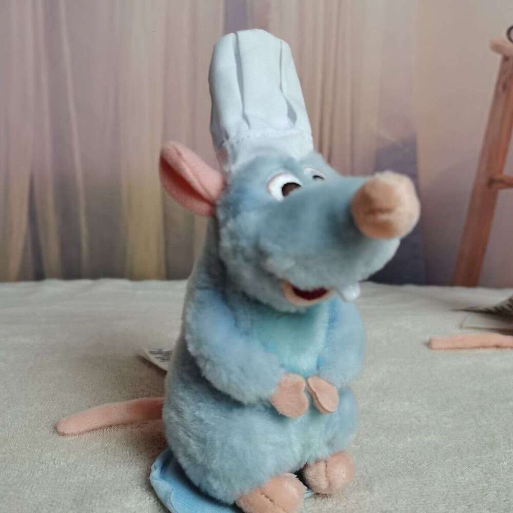 15cm standing magnet with magnetic hairpin for chef's mouse cooking plush toy