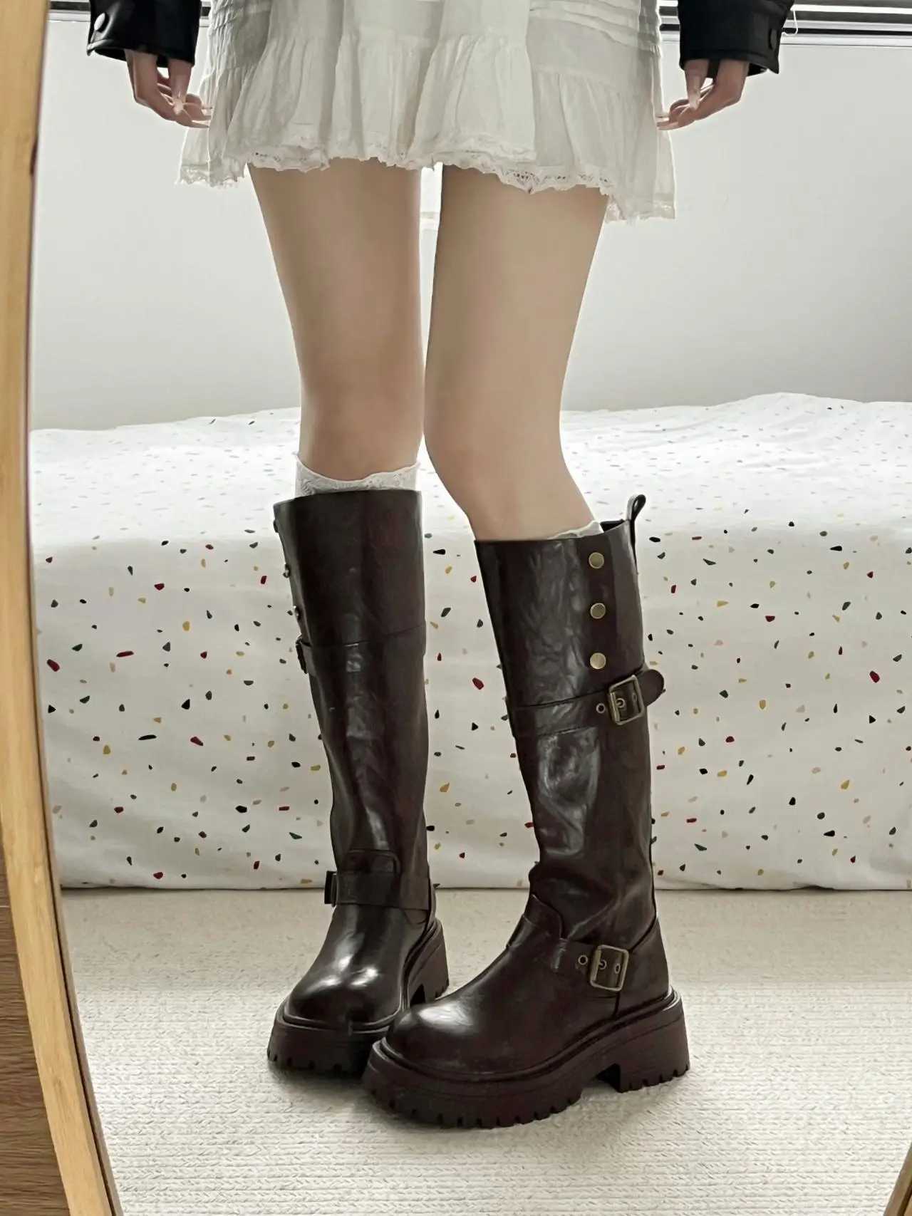 Boots Women New 2024 Shoes Winter Footwear Luxury Designer Sexy Thigh High Heels High Sexy Fashion Rock Over-the-Knee Autumn Z250303