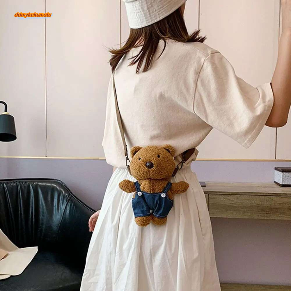Backpack Cartoon Coin Purse Student Women Cinnamoroll Single Shoulder Children Handbag Plush Doll Bag #ddmykukumalu