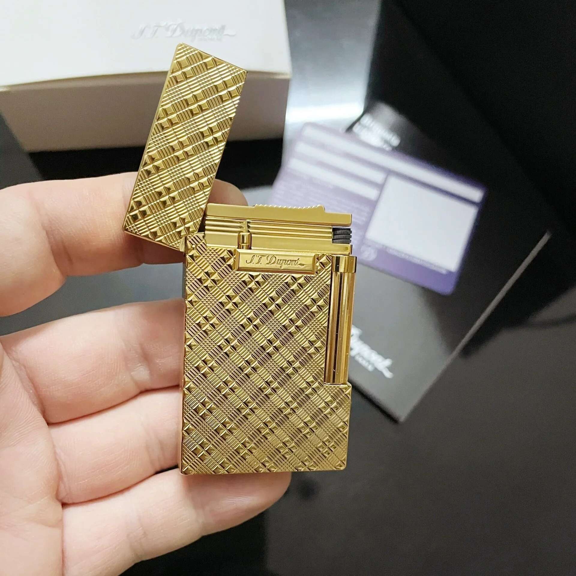 S.T. Classic Style, Crisp Sound Lighters, Dupont Agent Factory, Top Quality,Gifts For Men
