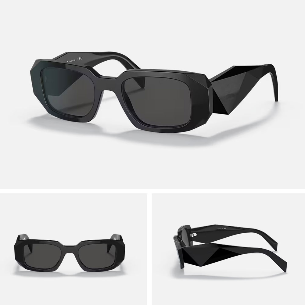 Luxury PR 17WS/15WS Sunglasses Italian Fashion Symbole Rectangular Women's Sunglasses with Box