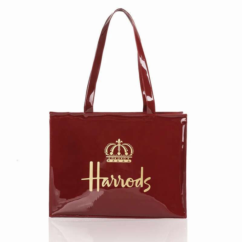 Fashion Women's PVC Shopping Bag 2023 Eco Shoulder Shopper Purse Summer Trend Tote Handbag For Daily
