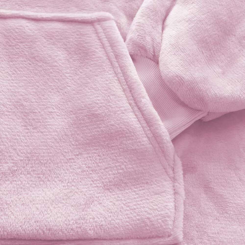 Cheap Low Moq Wearable Sweatshirt Blanket Oversize Fleece Sherpa Hoodie Modern Solid For Home Woven 100% Polyester Men Women
