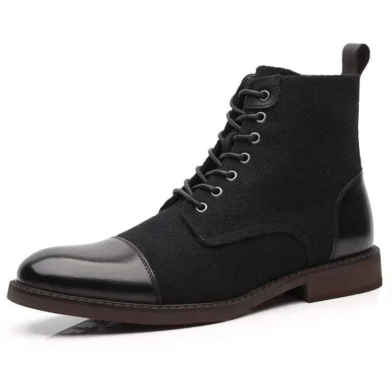 Chelsea Boots for Men Quality Mens Casual Shoes Autumn Winter High-top Male Formal Boots New Fashion Men Boots Mens Boots Z250303