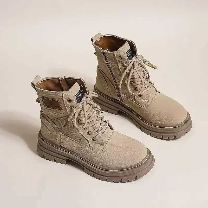 Womens Ankle Boots Elegant With Medium Heels Winter 2024 Female Short Shoes Round Toe Booties Comfortable Trend Designer Luxury Z250303