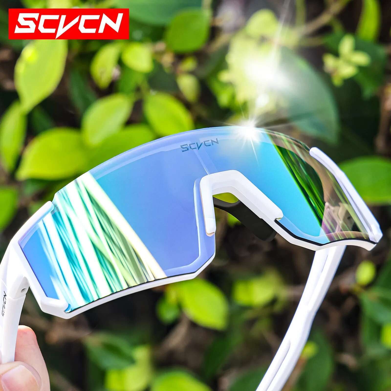 SCVCN Hot Sunglasses Men Road Driving Bike Glasses Outdoor Sports Mountain Climbing Women Bicycle UV400 Cycg Goggles
