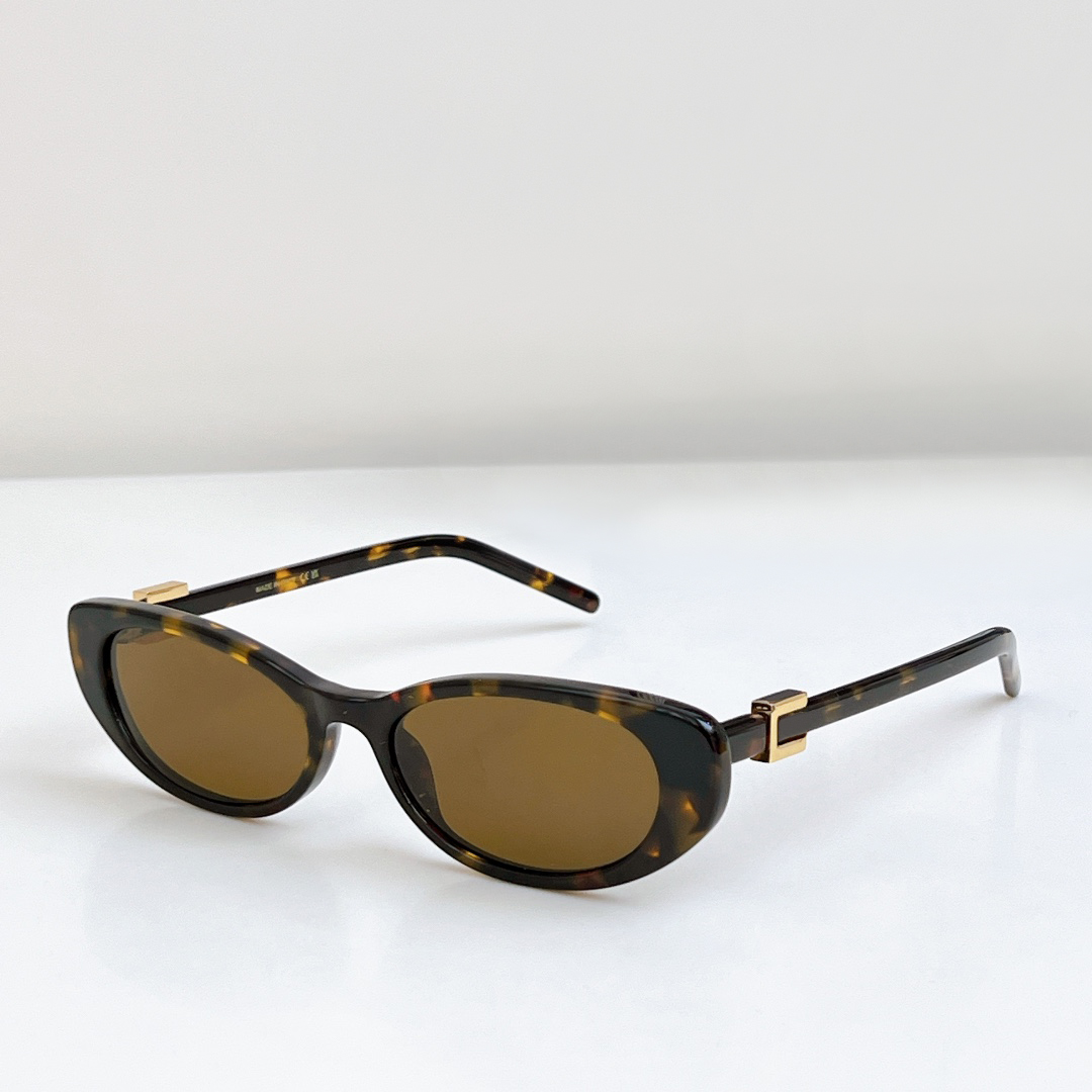 Cat Eye Oval Sunglasses Black Grey Y2K Women Designer Sunglasses Shades Sonnenbrille gafa de sol with Box