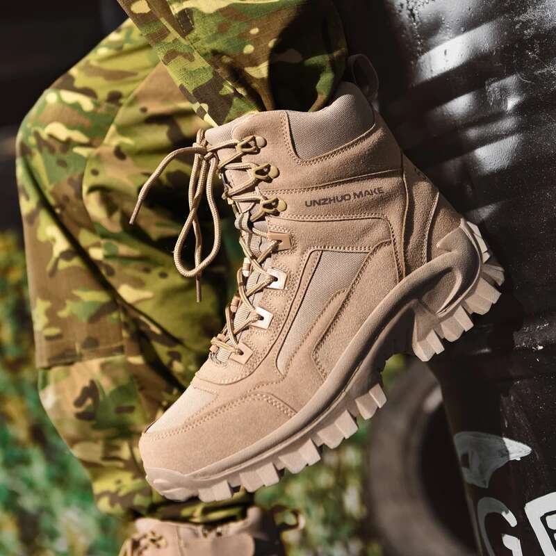 High Top Waterproof Hiking Tactical Sport Men's Male Outdoor Mountain Climbing Shoes Hunting Men outdoor Boots