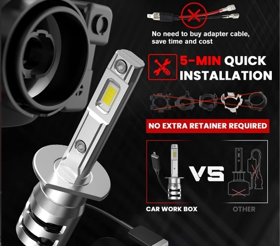 New popular 1:1 LED car headlights i7sH4/H7/H11 direct insertion high brightness spotlight high-power hot selling