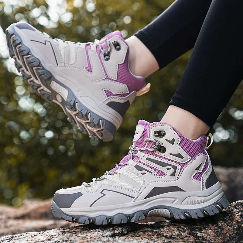 2025 New Arrival Women Breathable Mountain Climbing Outdoor Woman Men's Shoes Unisex Hiking Boots Waterproof