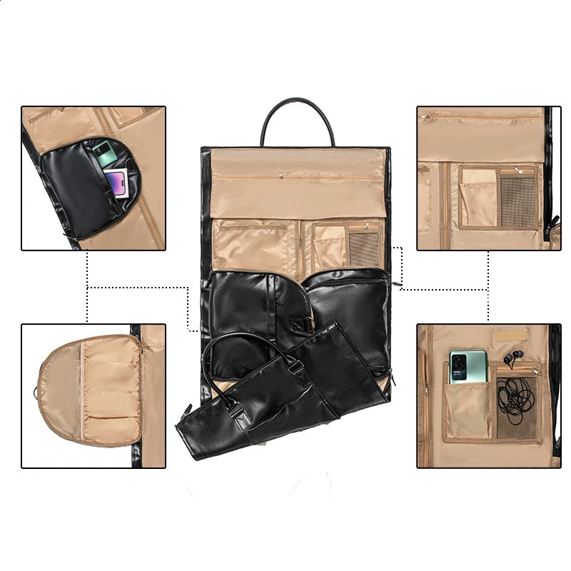 Ship from US Large Capacity Travel Duffle Bag Womens Handbag Foldable Suitbag Waterproof Clothes Gym Outdoor Bags 250228FBB