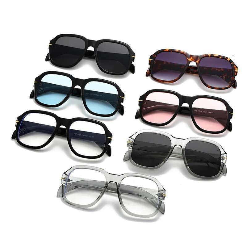 SHAUNA Retro Pilot Sunglasses Women Fashion Brand Designer Clear Gradient Shades UV400 Men Trending Rivets Sun Glasses