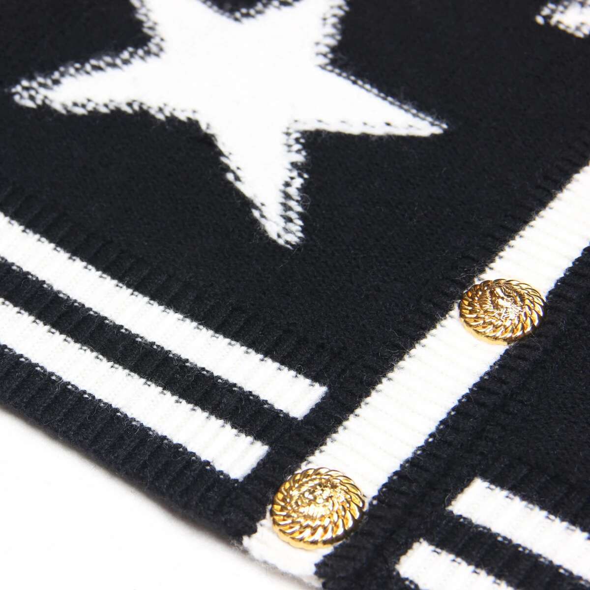 2024 Spring Autumn New European And American High-Quality Knitwear Long Sleeve Round Neck Cardigan Top Woolen Jacket