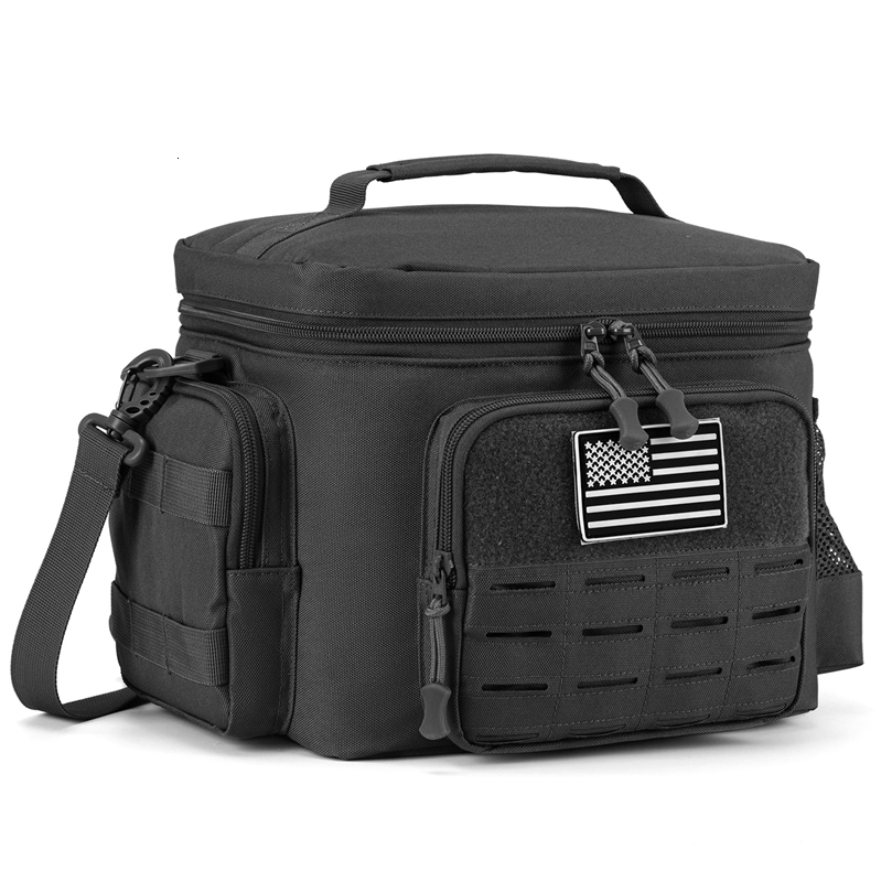 Tactical Lunch Box for Work Leakproof Insulated Durable Thermal Cooler Bag Meal Camping Picnic Heavy Duty Lunch Bag 250221