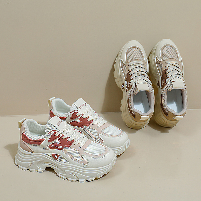 2025 Designer s New Seasonal Breathable Thick Soled Height Increasing Multi Functional Outdoor Running And Leisure Shoes For Women